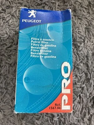 Filtro de combustible genuino Peugeot 1567.86 para Peugeot 106 Mk1/2, 205 Mk2, 306 gasolina Foto 1 de 3