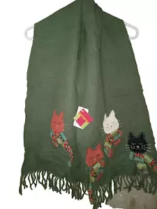 Adorable 100% wool scarf from Orkneys, Scotland Saks 5th Ave 56" - Picture 1 of 5