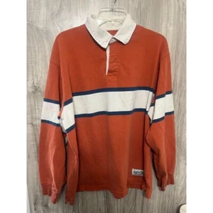 Vtg. American Eagle Outfitters Vintage Men's Rugby L Jersey. Orange stripe - Picture 1 of 11