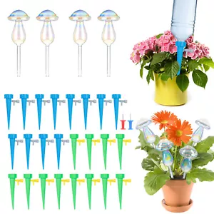 4/24 Packs Plant Self Watering Automatic Tool Devices with Slow Release Garden - Picture 1 of 26