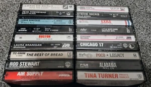 16 Classic Rock/R&B Cassette Lot 70s 80s BB King Huey Lewis The Band Tina Turner - Picture 1 of 4