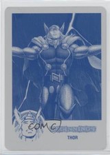 2022 Upper Deck Marvel Beginnings Vol 2 Series 1 Printing Plate Cyan 1/1 Thor #6