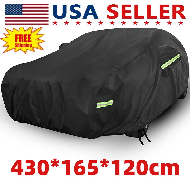 Car Cover Waterproof All Weather for car, Full car Cover Rain Sun Protective NEW - Image 1 of 4