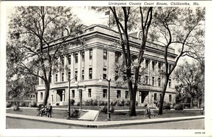 CHILLICOTHE, MISSOURI - LIVINGSTON COUNTY COURT HOUSE - ALTE POSTKARTE - Bild 1 von 2