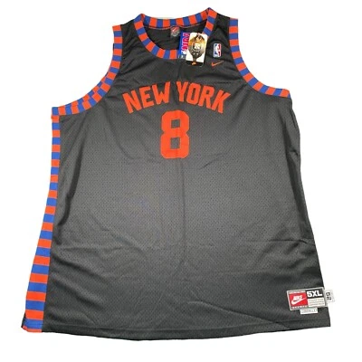 NWT VTG Rare Nike New York Knicks Latrell Sprewell #8 Stitched Jersey Mens 5XL - Image 1 of 4