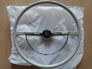 VW MAGGIOLINO BEETLE KARMANN GHIA 8.59-7.71  VOLANTE GRIGIO STEERING WHEEL GREY - Imagen 1 de 1
