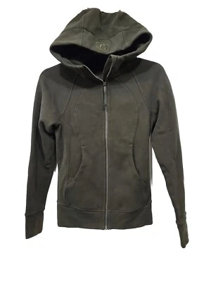 Chaqueta polar con capucha de buceo Lululemon para mujer cremallera completa talla 4-6 Foto 1 de 4