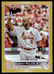 2022 Topps Update Gold Foil - Albert Pujols St. Louis Cardinals #US300