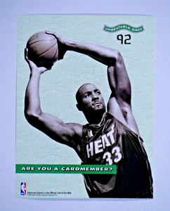 Alonzo Mourning Miami Heat VTG 2001 American Express Original Print Ad - Picture 1 of 4
