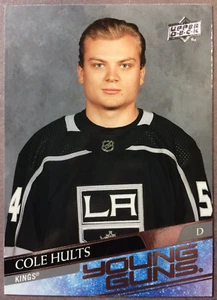 2020-21 Upper Deck Young Guns #724 Cole Hults Los Angeles Kings RC - Imagen 1 de 1