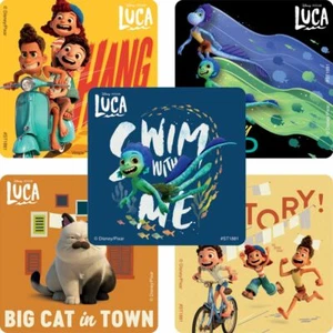 25 Disney Pixar Luca Stickers Party Favors Teacher Supply Rewards Crafts  - Picture 1 of 1