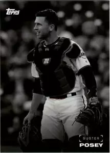 Buster Posey Topps On Demand 2019 blanco y negro #45 - casi nuevo- como nuevo - Imagen 1 de 2