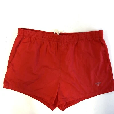 Traje de baño rojo Ocean vintage años 80 90 pantalones cortos surfista playa L Foto 1 de 4