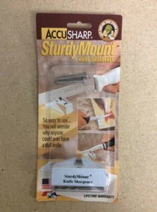 ACCUSHARP Sturdy Mount  Knife Tool Blade Sharpener White AS-004 - Bild 1 von 2