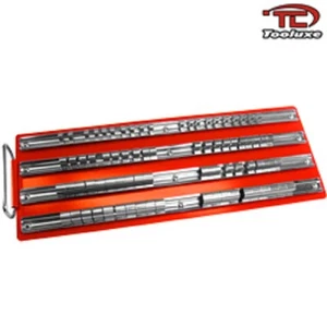 80 piezas SOPORTE DE BANDEJA DE ENCHUFE DE METAL TOOLUXE SOPORTES 80 ENCHUFES 1/4 3/8 1/2 RIEL - Imagen 1 de 1