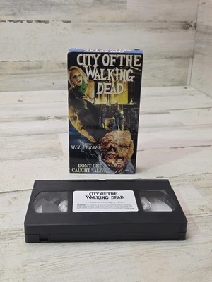 CITY OF THE WALKING DEAD NIGHTMARE CITY 1980 VHS RARE OOP HORROR ZOMBIE LENZI - Image 1 of 4