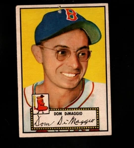 5515* 1952 Topps # 22 Dom DiMaggio RB (foro perno) - Foto 1 di 2
