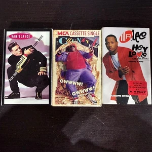Vanilla Ice Chunky A R. Kelly Cassette Singles Play That Funky Music 90s Hip Hop - Picture 1 of 8