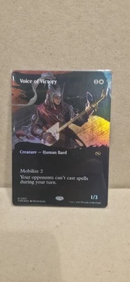 Voice of Victory (Borderless) Tarkir: Dragonstorm Foil - Near Mint/Never Played - Image 1 of 4