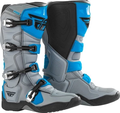 Fly Racing FR5 Offroad Motorcycle Boots Grey/Blue Size 11 - 364-71111 - Image 1 of 4