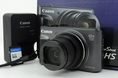 [Mint in Box] Canon PowerShot SX720 HS Black Digital Camera from JAPAN 1548 - Image 1 of 4