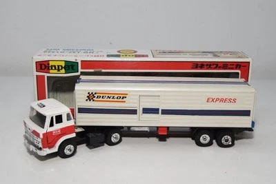 B71 1:55 DIAPET JAPAN T-71 HINO TRUCK TRAILER DUNLOP EXPRESS NUOVO CON SCATOLA - Immagine 1 di 4
