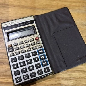 Sharp Business/Financial Calculator EL-731 With Original Case  - Photo 1/5