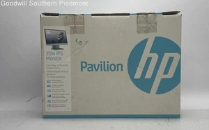 HP Pavilion 20xi C4D33AA Black 20 in IPS LED Backlit Monitor Fully Tested - Picture 1 of 12