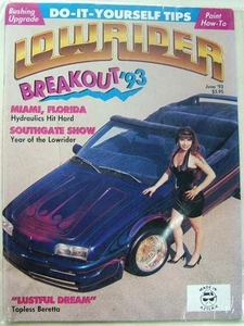 Vintage Lowrider Magazine USA June 1993. Out of print vintage imported - Imagen 1 de 1