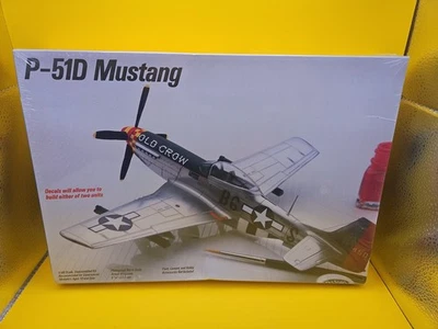 Testor P-51D Mustang Plastic Model Kit 1:48 Scale #590 Brand New Sealed - Image 1 of 4