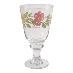 Calici acqua/vino Franciscan Desert Rose 7” piedi bicchiere nuova forma - Foto 1 di 2