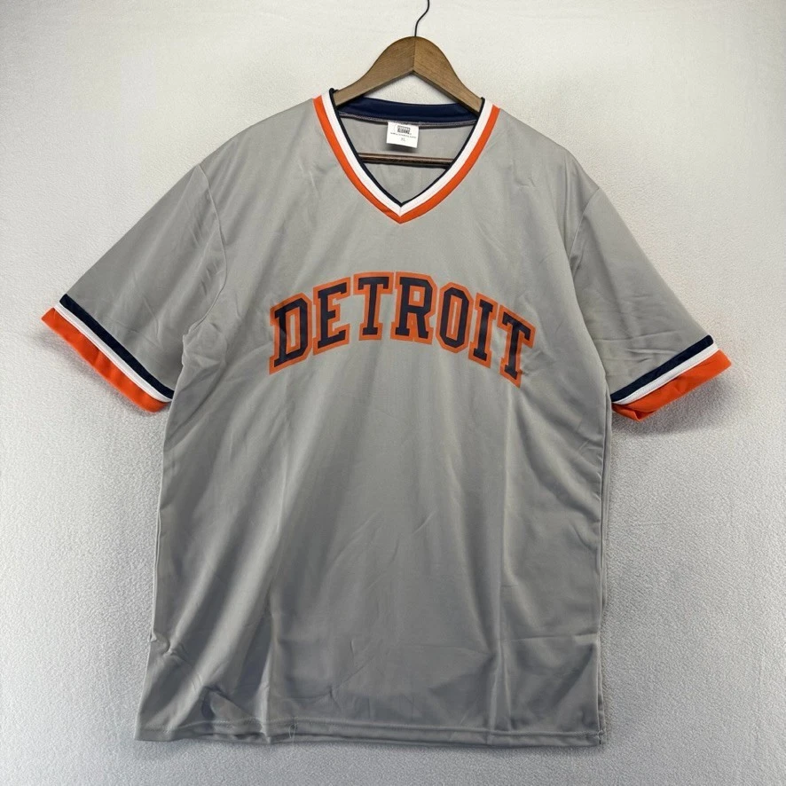 Detroit Tigers Jersey Men's XL Gray Kirk Gibson Retro Stadium SGA Throwback - Image 1 of 4