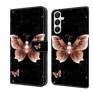 Luxury Butterfly Card Wallet Case Flip Stand Cover Magnetic For Various Phone - Picture 1 of 11
