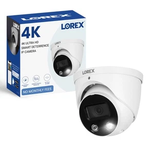 4K Ultra HD PoE Outdoor Metal Dome Add-On Security Camera – 8MP, 2.8mm Fixed ... - Picture 1 of 7