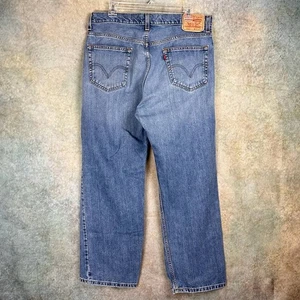 Vintage Y2K Levis 559 Denim Jeans Mens 36x30 Relaxed Fit Straight Leg Blue  - Picture 1 of 10