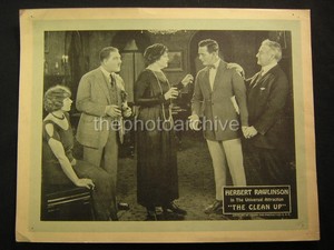 20s Herbert Rawlinson The Clean Up 1923 VINTAGE LOBBY CARD OS85