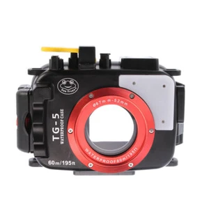 60M Waterproof Underwater Housing Case Cover Bag For Olympus TG5 Camera - Picture 1 of 11