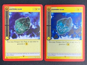 2x Lightning Glass 1st Edition Rare Reverse Holo Metazoo - Picture 1 of 7