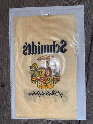 PARCHE DE HIERRO DE CERVEZA SCHMIDT DE COLECCIÓN envío gratuito Foto 1 de 2