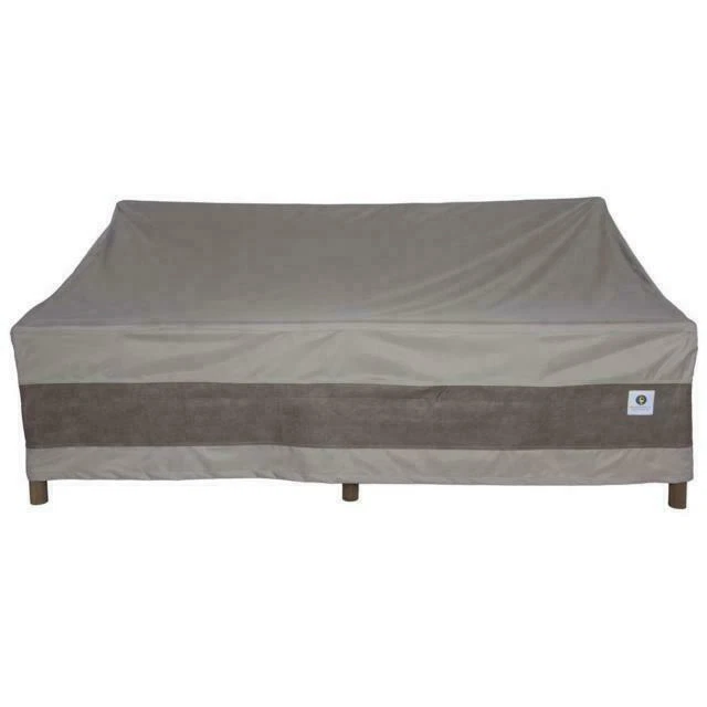 Duck LLV543735 Elegant Patio Loveseat Cover - Swiss Coffee