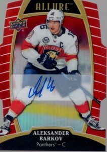 2019-20 Upper Deck Allure Auto Red Rainbow #7 Aleksander Barkov C - NM-MT