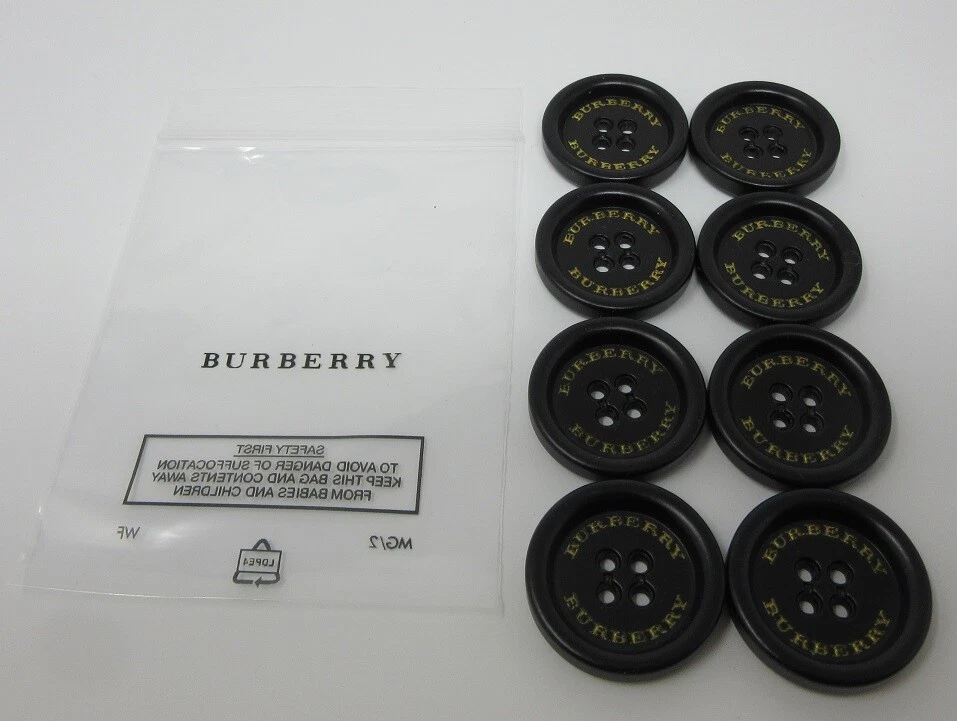  BURBERRY TRENCH COAT AUTHENTIC REPLACEMENT BUTTONS 33MM SET OF 8 BRAND NEW !!!! - Image 1 of 1
