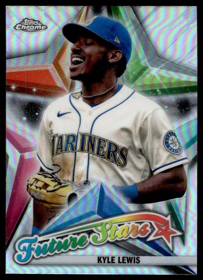 2022 Topps Chrome Future Stars Kyle Lewis Seattle Mariners #FS-14 - Image 1 of 2