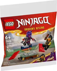 LEGO NINJAGO - TOURNAMENT TRAINING GROUND - 30675 - COLE POLYBAG RARE SEALED NEW - Picture 1 of 3