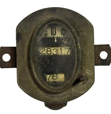 Ford Modelo A Velocímetro Odómetro Instrumento Ovalado Para Salpicadero 1903 Antiguo Foto 1 de 2