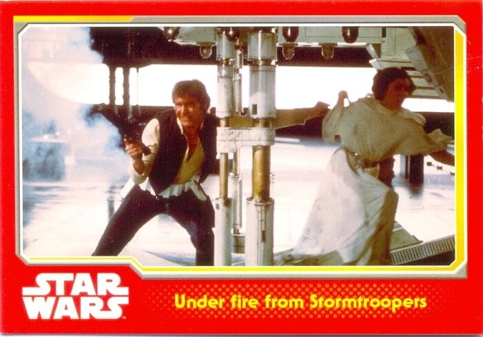 Topps:2015 Journey To The Force Awakens "Under fire from Stormtroopers"#34 - Image 1 of 1