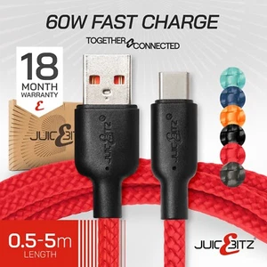 Kabel szybkiego ładowania USB do USB-C pleciony 5A ładowarka do telefonu 0,5m 1m 2m 3m 4m 5m - Zdjęcie 1 z 150