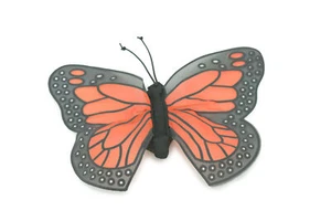 Monarch Butterfly Finger Puppet, Plush Butterfly, Realistic, Gift, 7" F1804 B75 - Picture 1 of 7