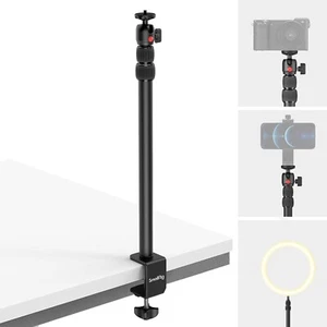Camera Desk Mount Table Stand with 1/4" Ball Head, 48.5Cm-100Cm Adjustable Light - Picture 1 of 7