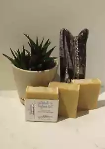 PATCHOULI & KEY LIME TART - Moisturizing Handmade - Homemade Bar Soap, wt. 4oz - Picture 1 of 3